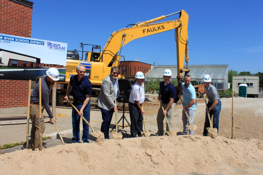 Hoffman PDC officials at Tomorrow River groundbreaking