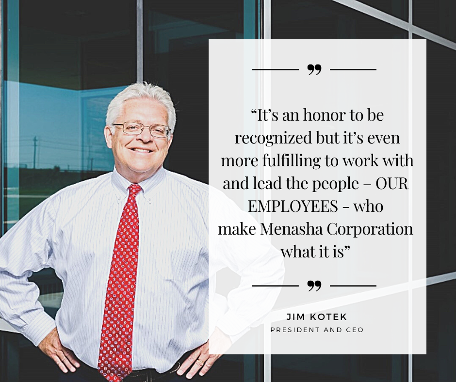 Menasha Corporation President And Ceo Named One Of Wisconsins Top Influential Business Leaders 4199