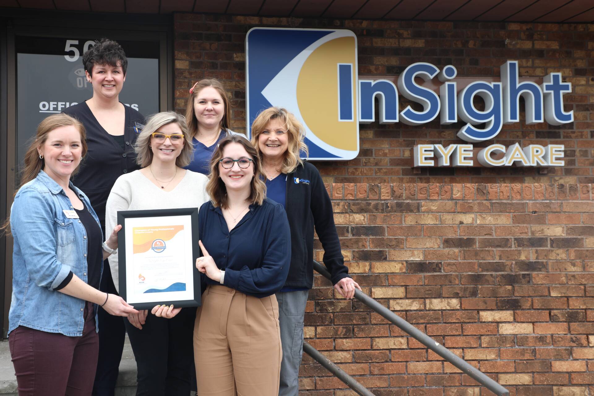 InSight Eye Care Named PULSE Champion of Young Professionals Fox